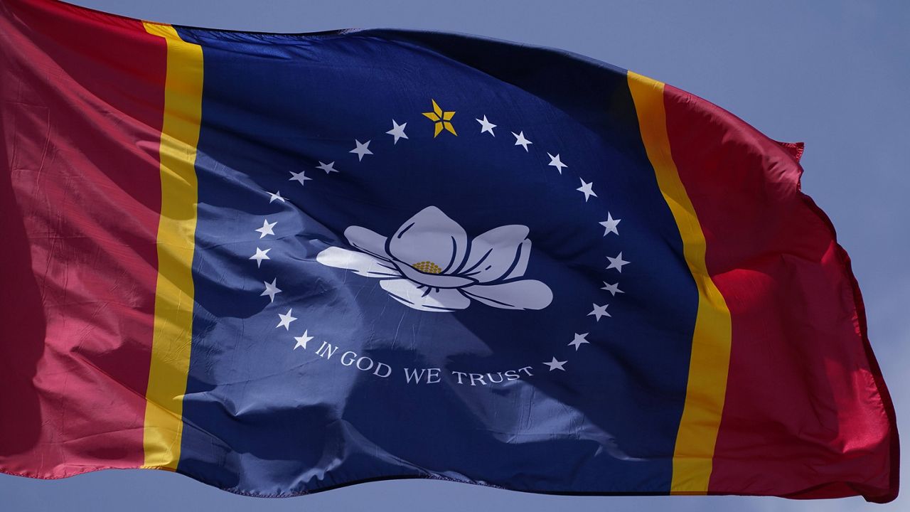 Proposed design of Mississippi state flag (AP Photo/Rogelio V. Solis, File)